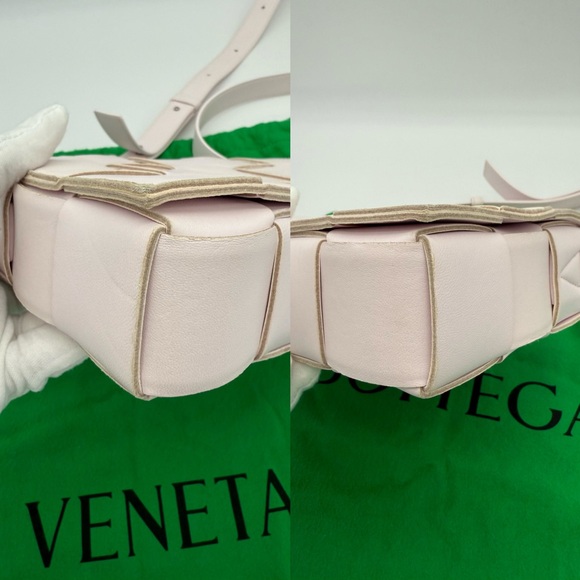 Authentic Bottega Veneer light pink small cassette bag - Picture 11 of 17